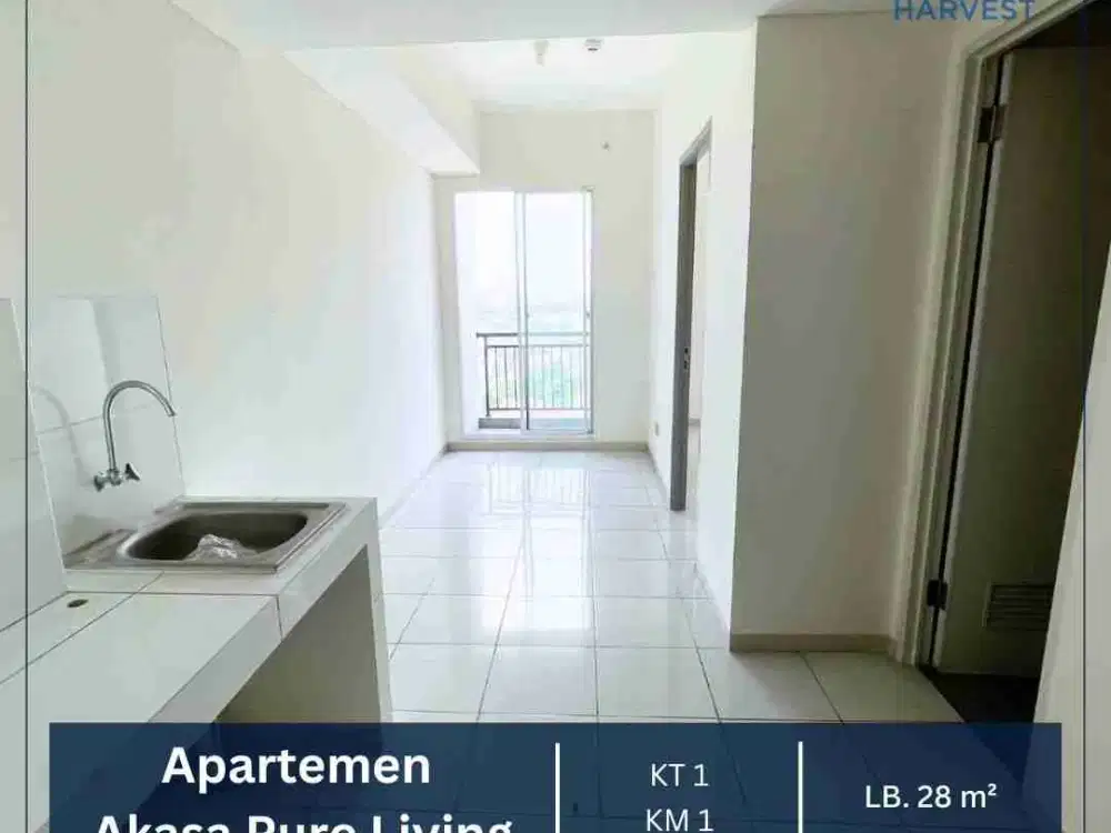 Dijual Murah Apartemen Akasa Pure Living BSD