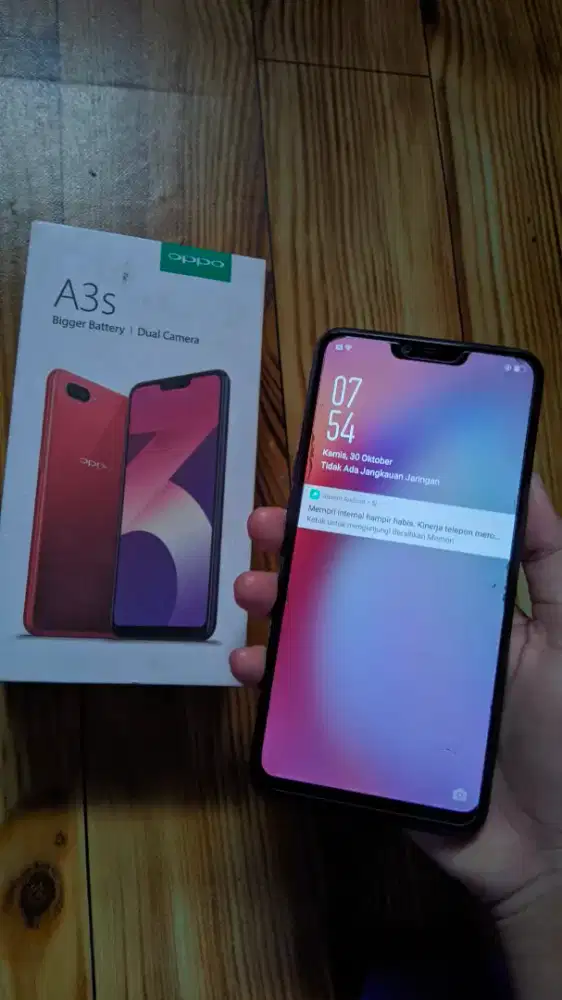 Hp oppo a3s second