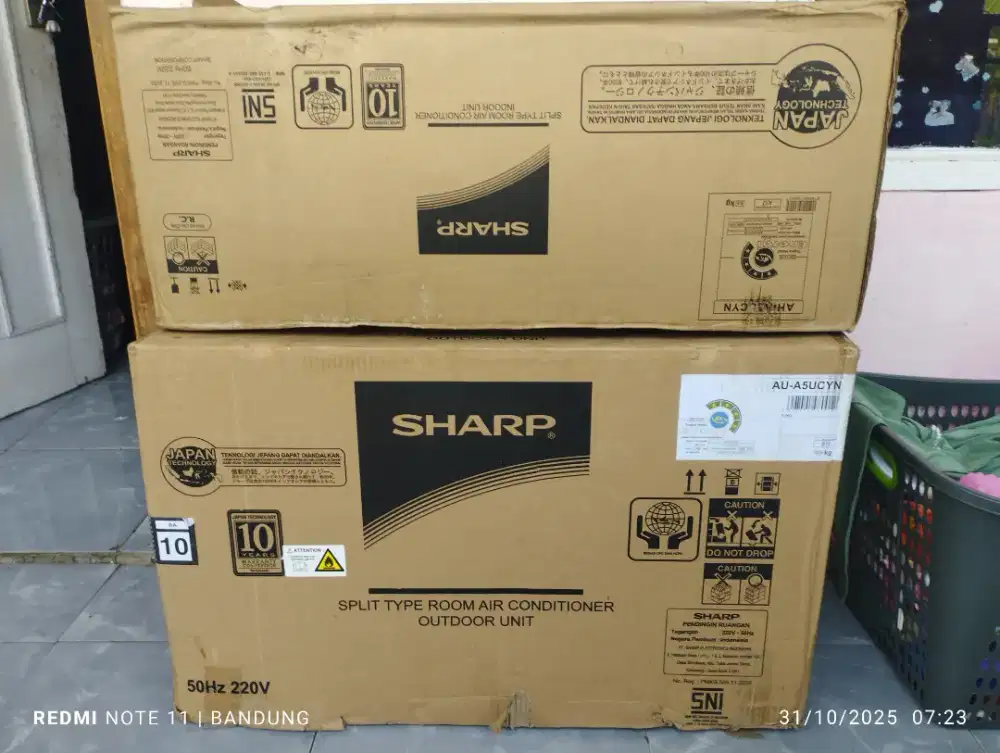 Ac bekas Sharp digital r32 1/2pk+pasang garansi