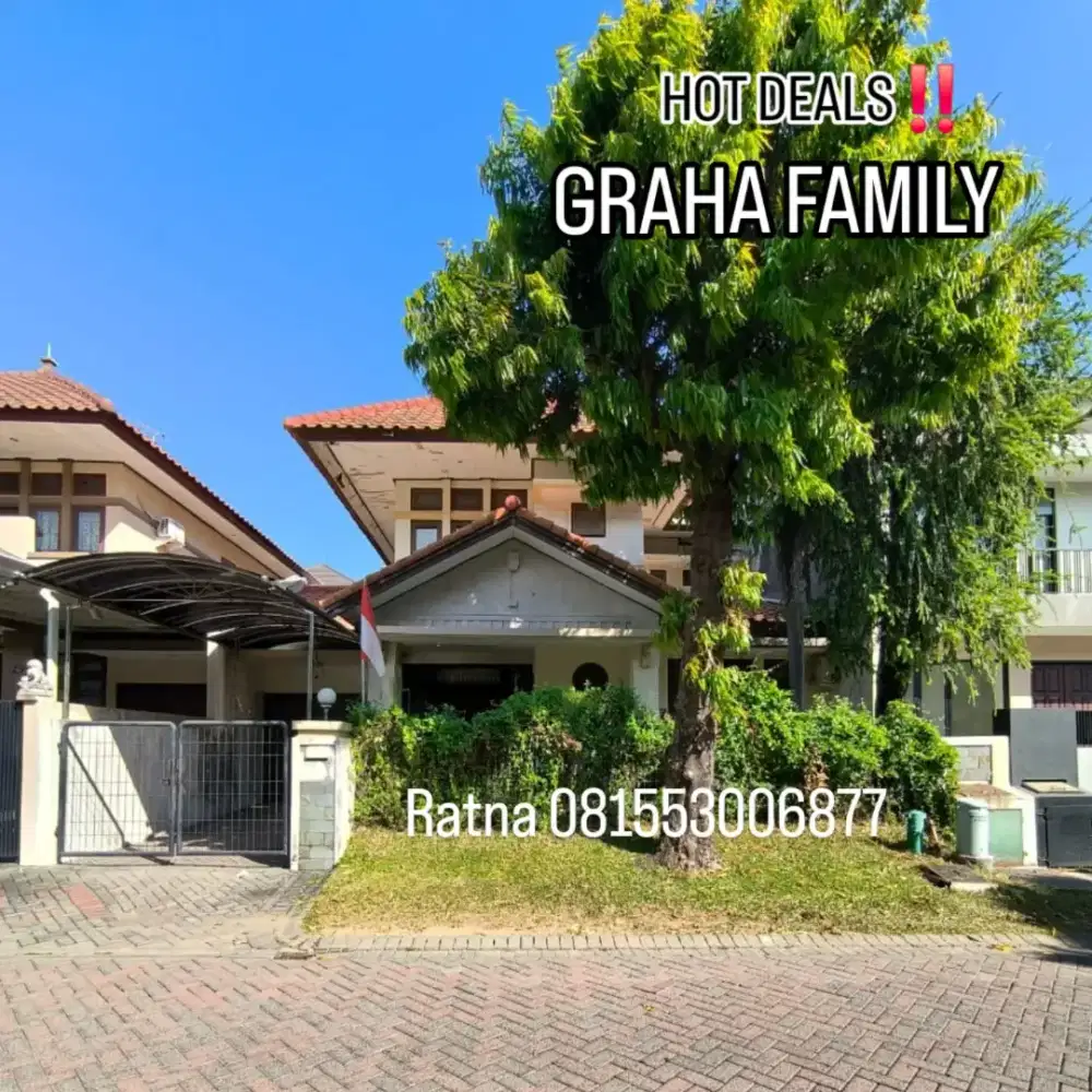 Dijual Cepat Rumah Graha Family Dekat Tol Satelit