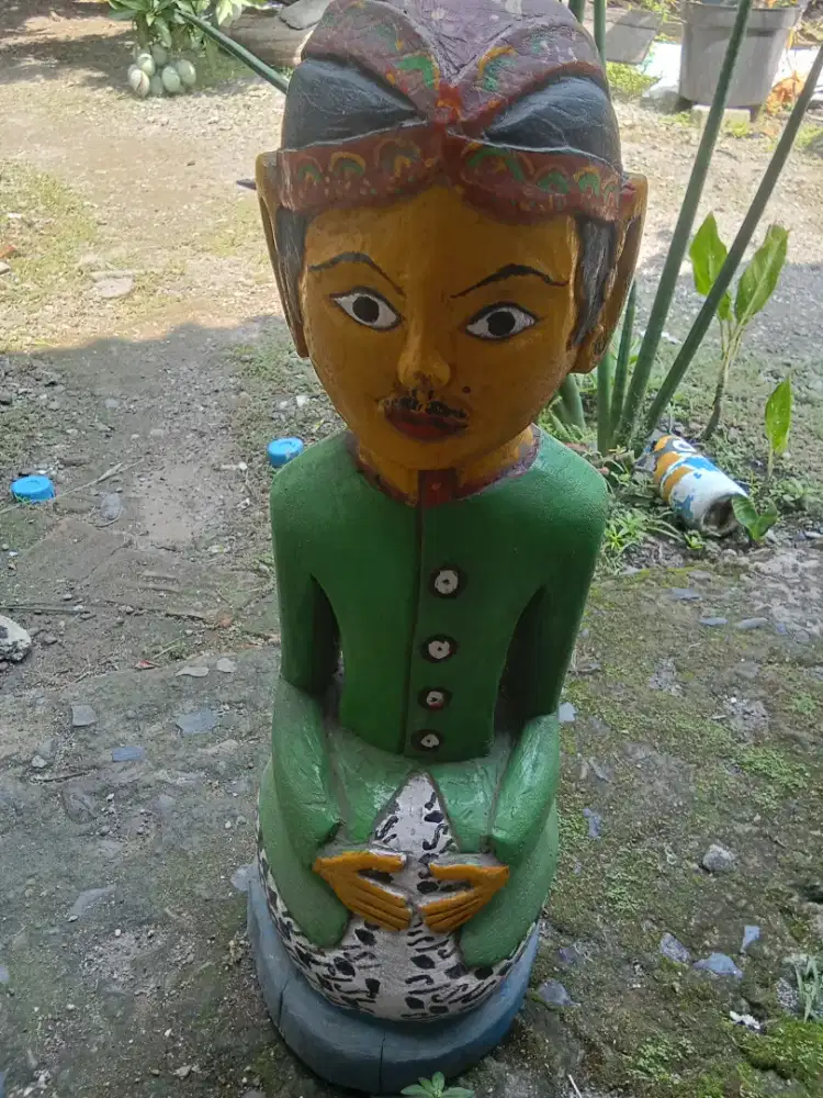 Patung loro blyoh dan patung jati dari kayu jati