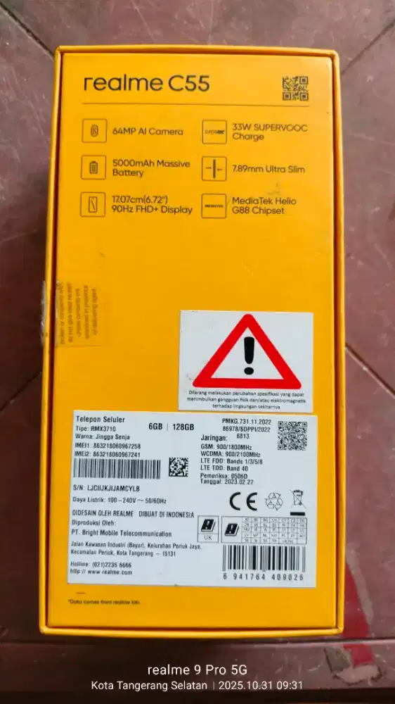 REALME C55 6+6gb 128gb
