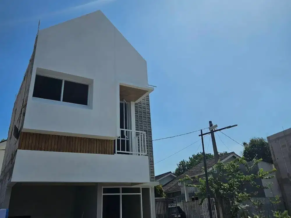 Ready stok full furnished KPR DP 2jt 2 lantai dekat toll sawangan