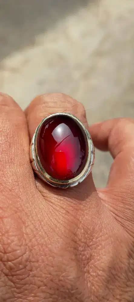 Natural Red Garnet
Dim 22x15x7