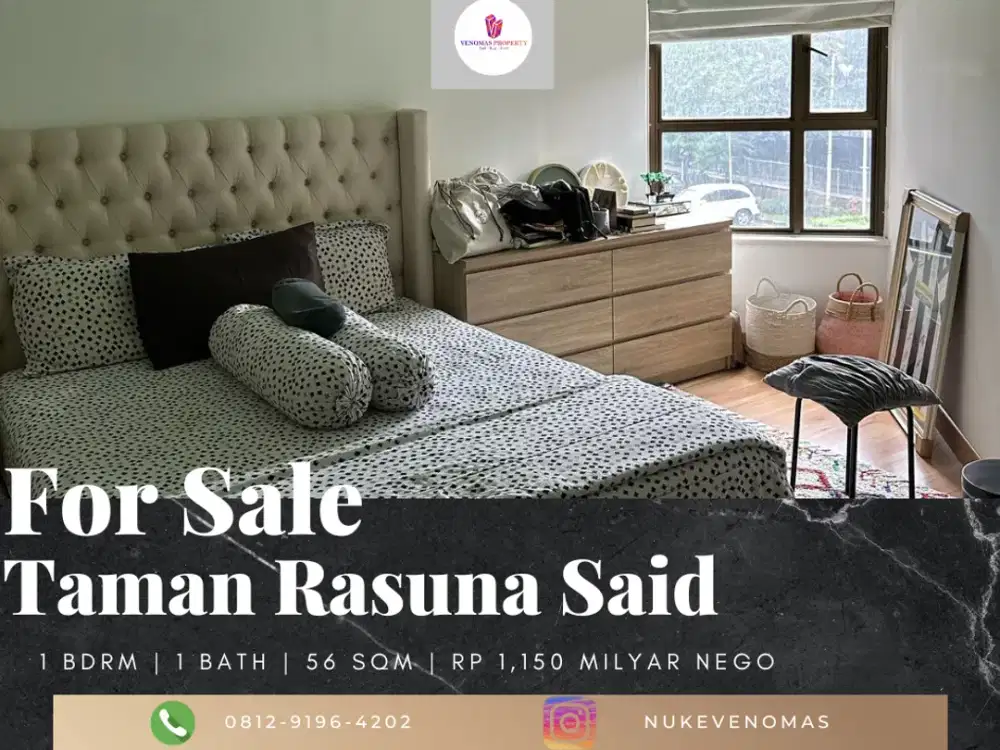 Dijual Apartement Taman Rasuna Said 1 Bedroom Full Furnished Tower 11