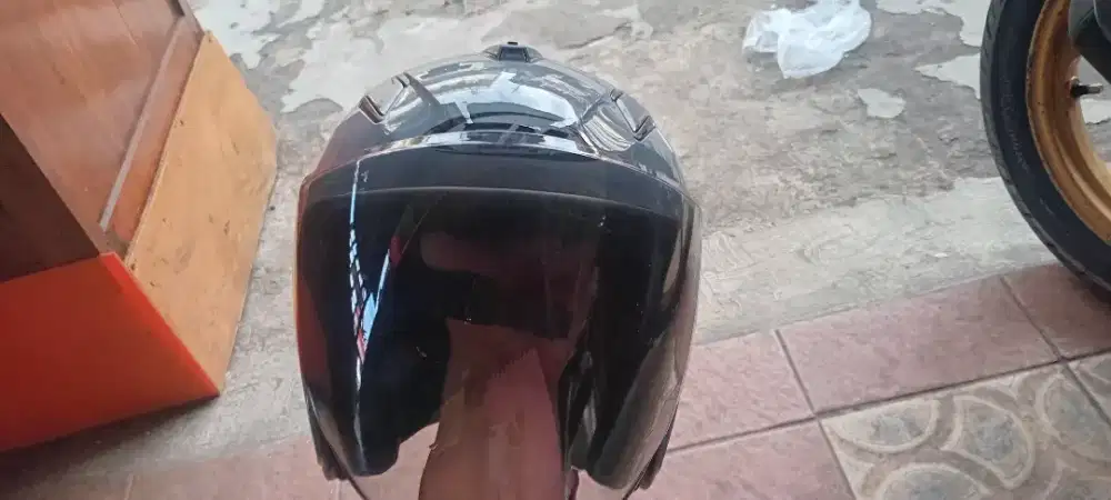 Jual aja Helm Gm fighter masih baru