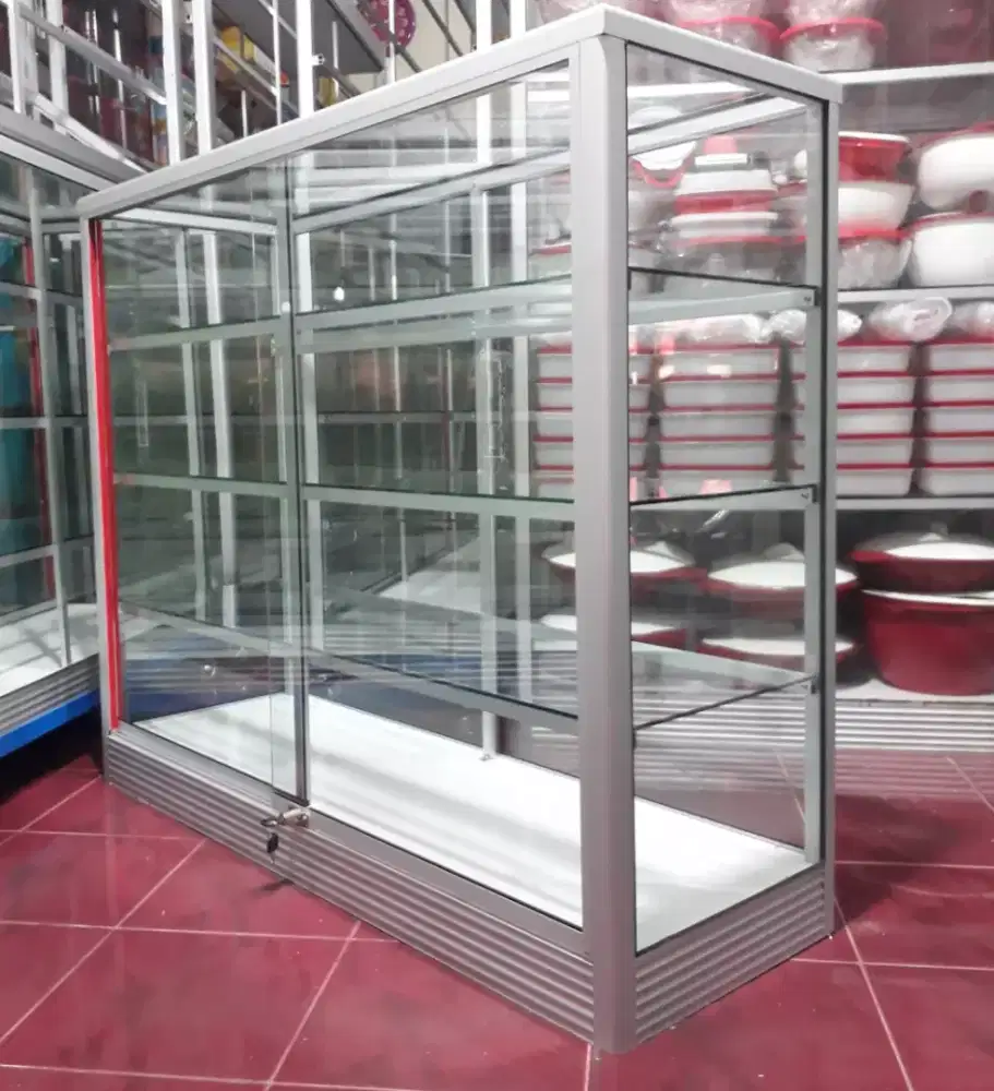 Etalase Panjang 1,2Mx1M Serbaguna