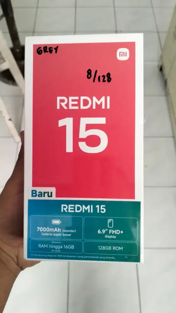 Xiaomi redmi 15 (8/128) new spesial promo