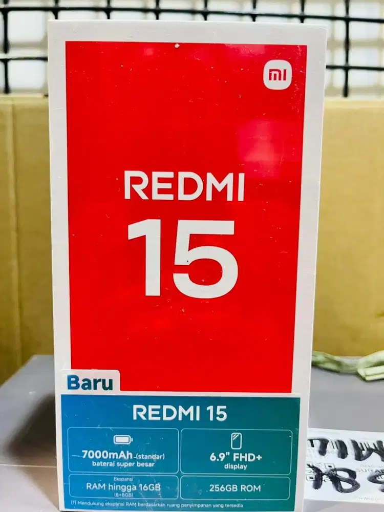 REDMI 15 8/256GB TERBARU