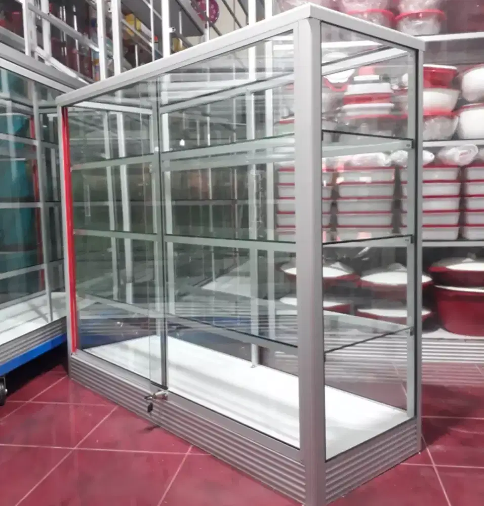 Etalase Panjang 1,2Mx1M Buat Toko dll