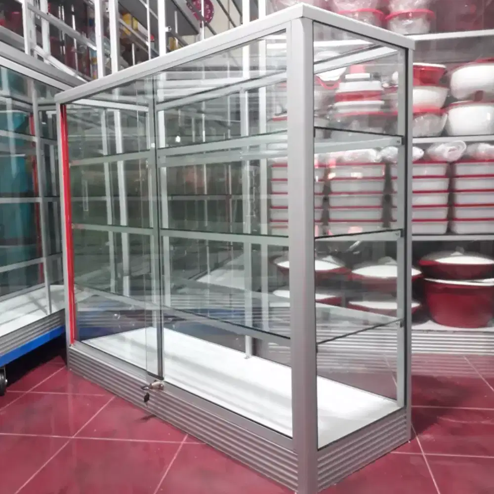 Etalase Panjang 1,2Mx1M Ready Siap Kirim