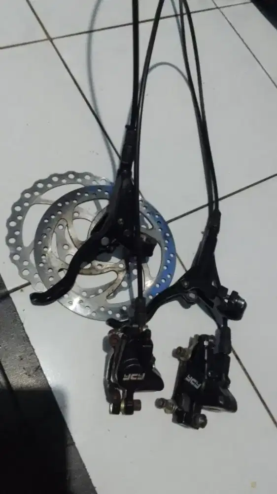 Rem hidrolik sepeda bmx satu set