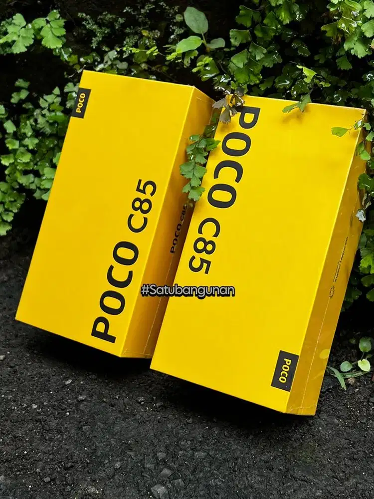 POCO C85 6/128 GB baru Segel Box Garansi Resmi 15 Bulan