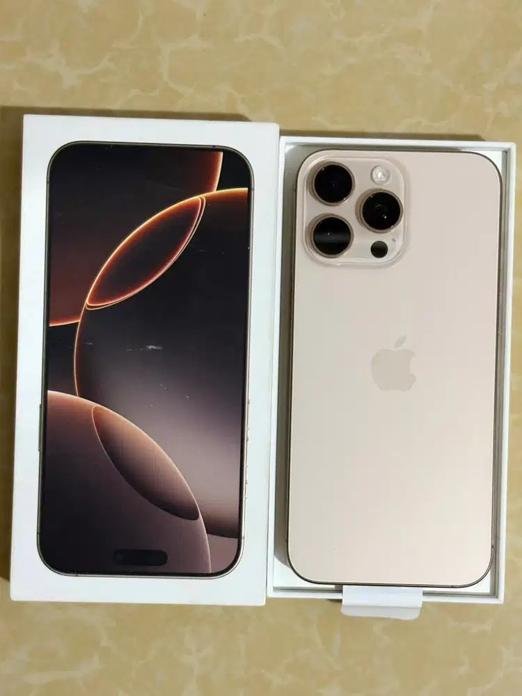 IPHONE 16 PROMAX IBOX 256gb BH 100 LENGKAP