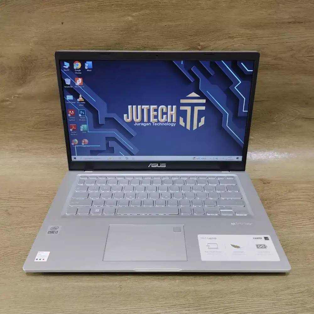 Laptop Asus VivoBook Slim Core i3 Gen 10 Ram 20GB, Siap pakai