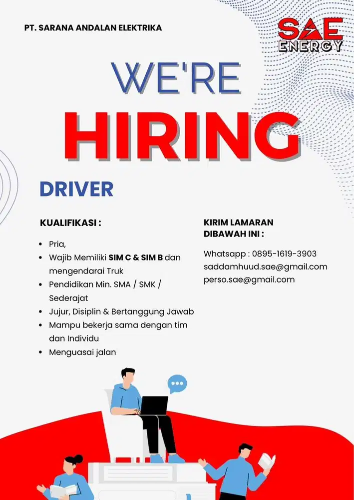 Lowongan Kerja Driver Engkel