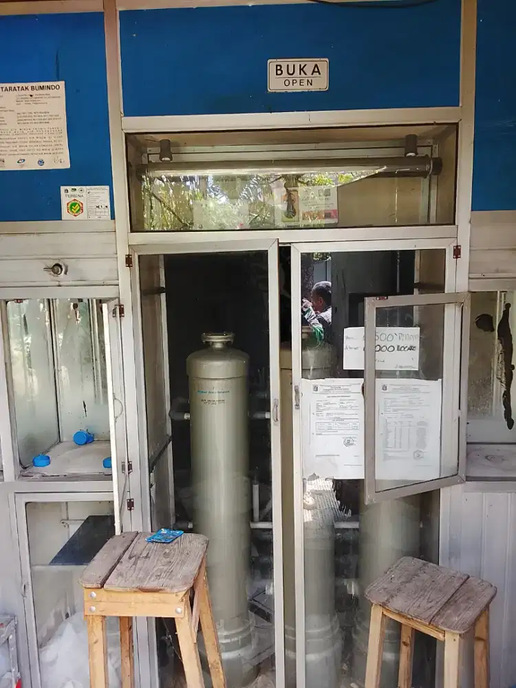 Dijual perlengkapan usaha air isi ulang lengkap taratax