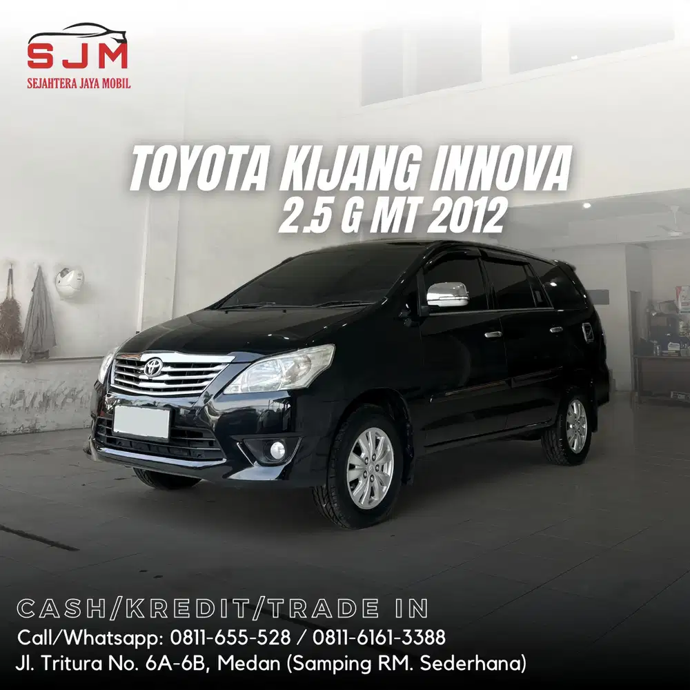 TOYOTA KIJANG INNOVA 2.5 G MT 2012