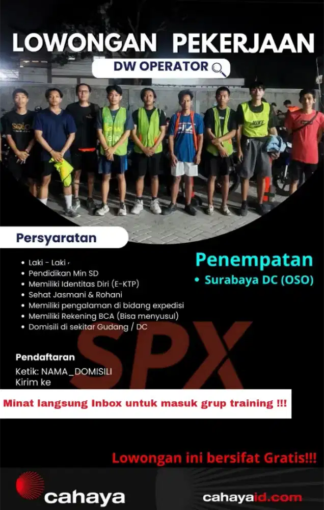 DAILY WORKER BONGKAR MUAT & SORTIR