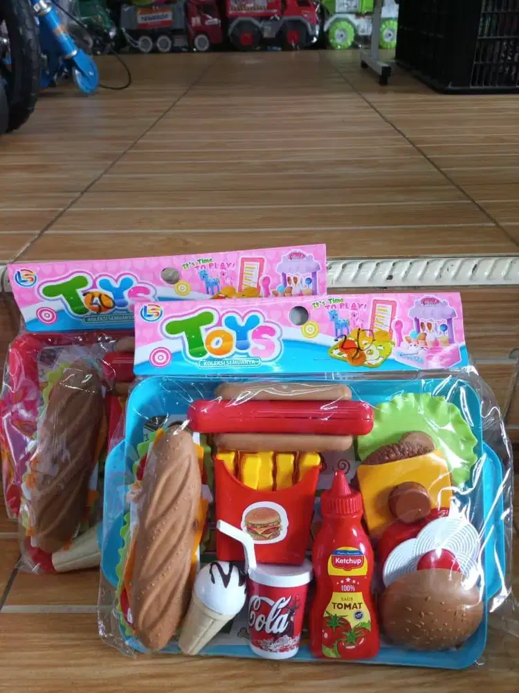 mainan anak set masakmasak nampan