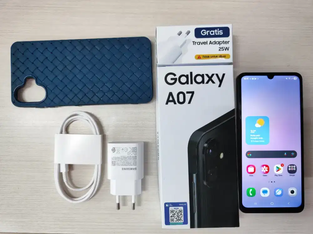 Samsung A07 Helio G99 6/128 Fullset Belum Sebulan
