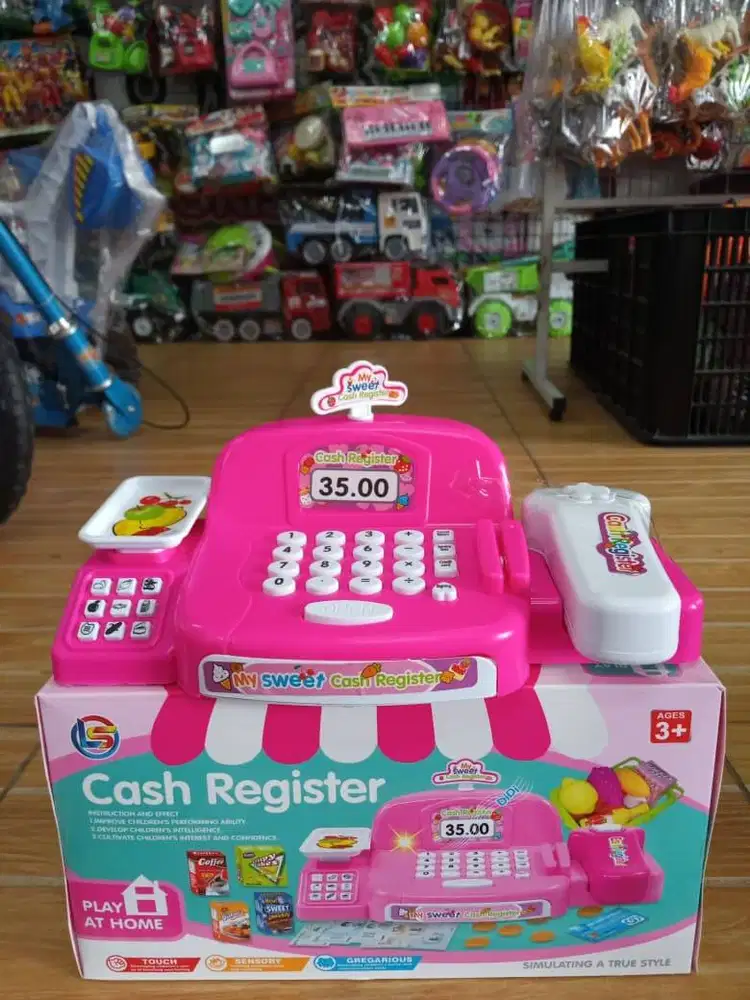 mainan anak cash register