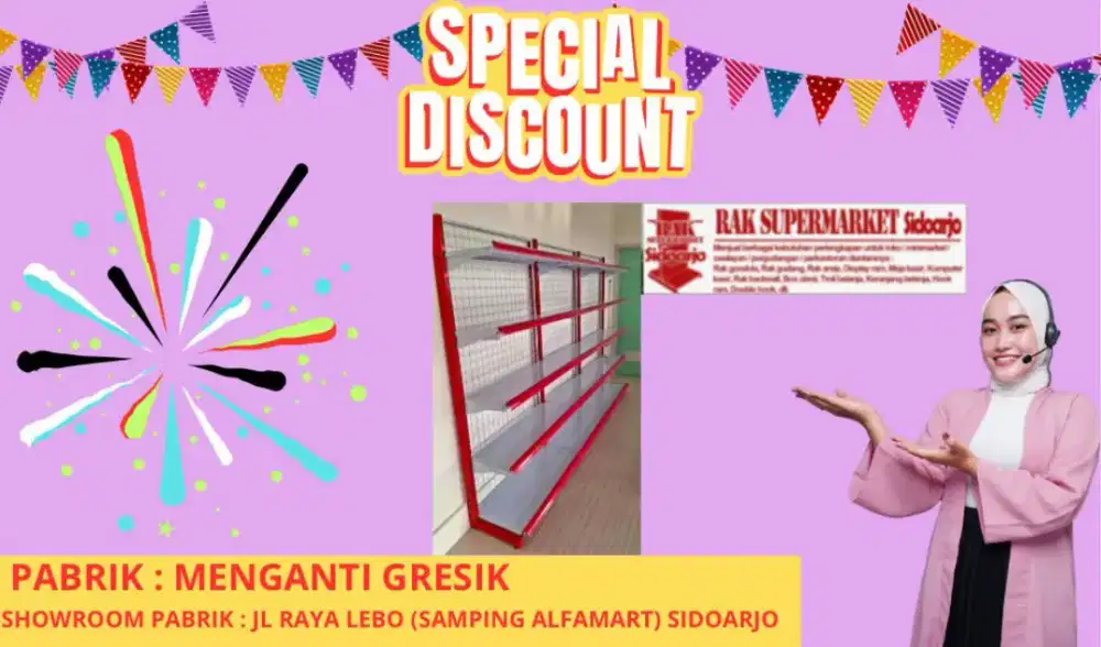 Rak minimarket gondrola