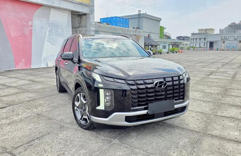 [KM 10 RIBUAN]HYUNDAI PALISADE SIGNATURE 2.2D AT MOONLIGHT BLUE 2023