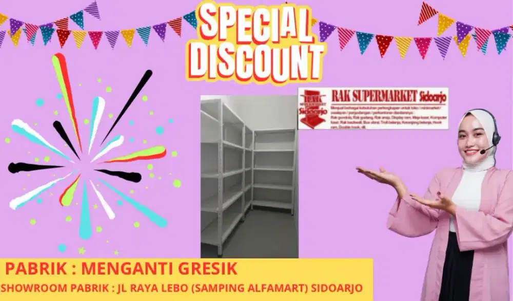 Rak minimarket gondrola