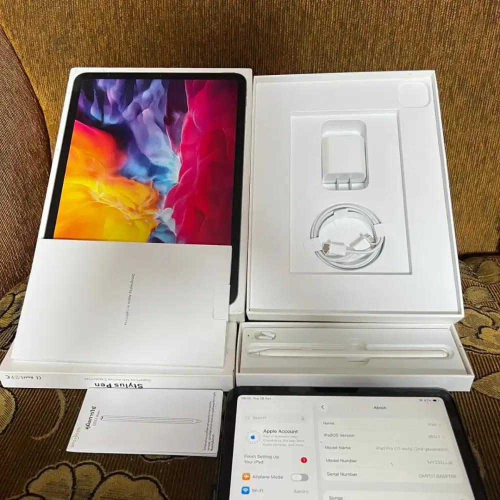 APPLE IPAD PRO 11 INCH GEN 2 2020 FULLSET LENGKAP