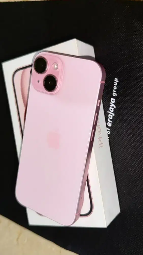 DIJUAL IPHONE 15 128gb Pink iBox