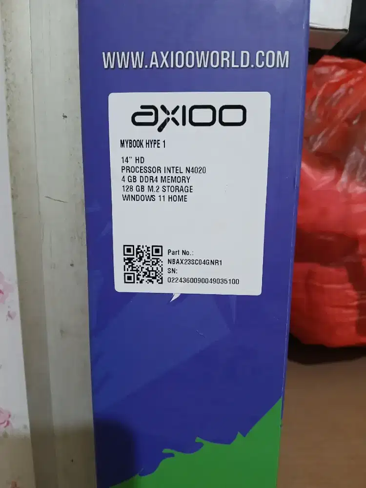Laptop axioo hype 1