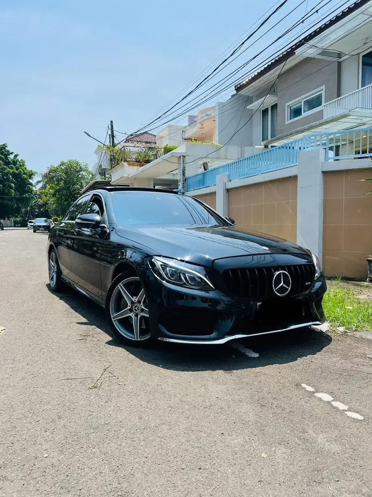 MURAH MERCEDES C250 AMG PANORAMIC SUNROOF TERTINGGI AN PRIBADI MULUS