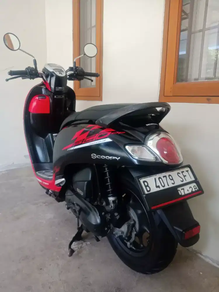 KM 28RB PERAK! NEW SCOOPY SPORTY CBS ISS PAJAK PANJANG ORI KAYA BARU!