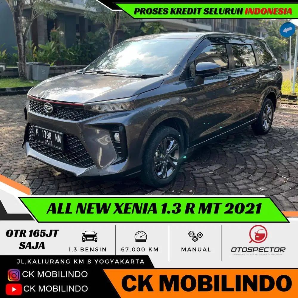 (Dp10jt) All New Xenia R Manual 2021 Plat H ORISINIL Kredit Murah