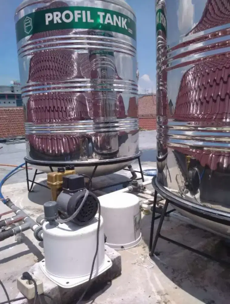 Tukang ledeng Pipa mampet/saluran tersumbat pasang Pompa/Tandon air