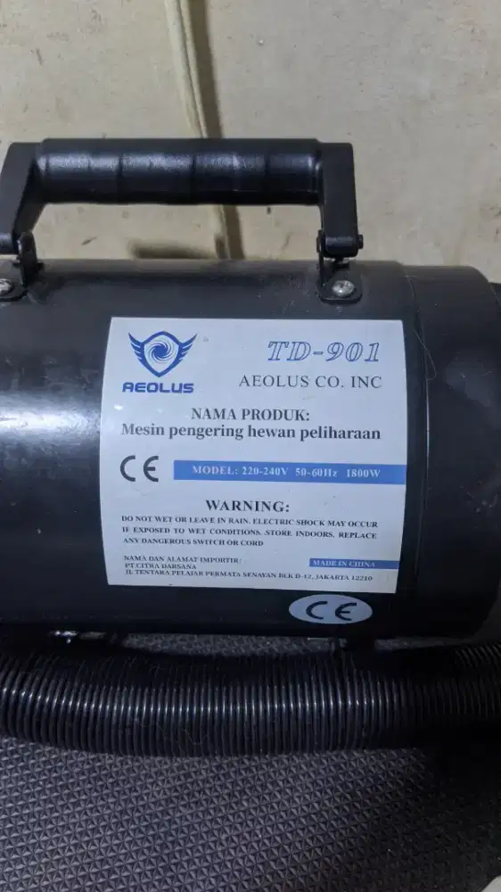 PENGERING BULU KUCING atau ANJING