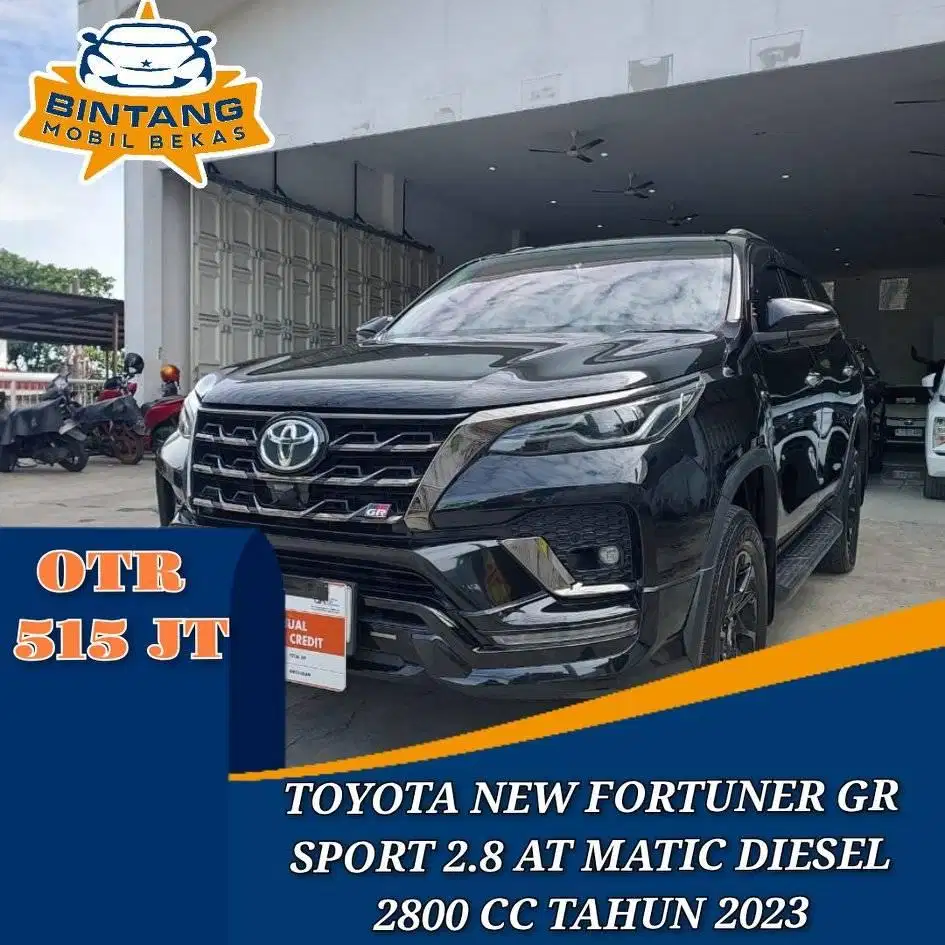 TOYOTA FORTUNER GR SPORT 2.8 AT AUTOMATIC 2800 CC DIESEL TAHUN 2023