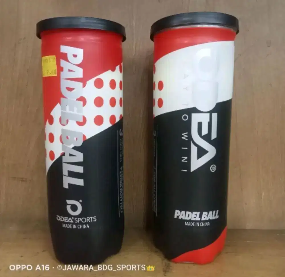 Original bola padel odea kemasan merah isi 3 baru masih segelan pabrik