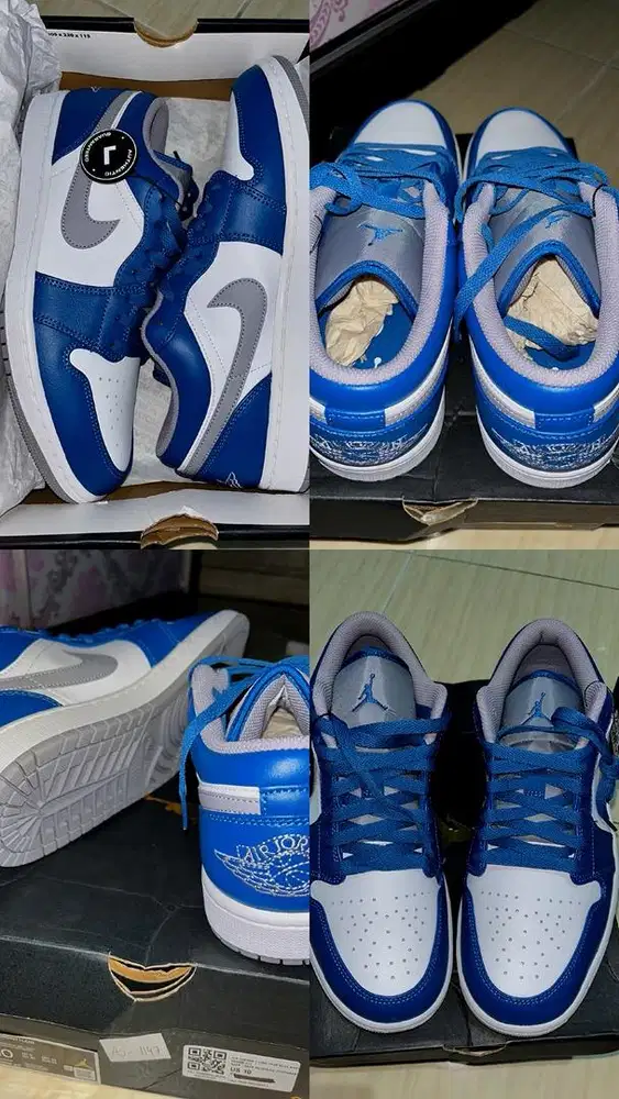 Air Jordan 1 Low True Blue Navy