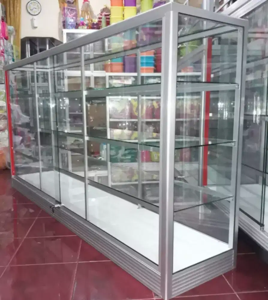 Etalase Toko dll Panjang 2Mx1M (4 Tingkat)