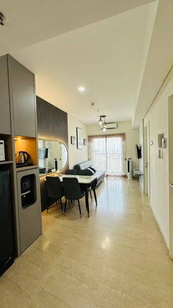 Apartemen Podomoro View kota lantai 17 2 kamar tidur full furnished