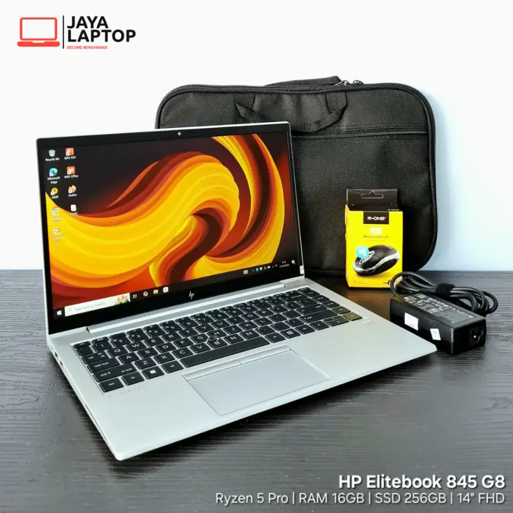 HP Elitebook 845 G8 Ryzen 5 Pro RAM 16GB SSD 256GB Laptop Second Bekas