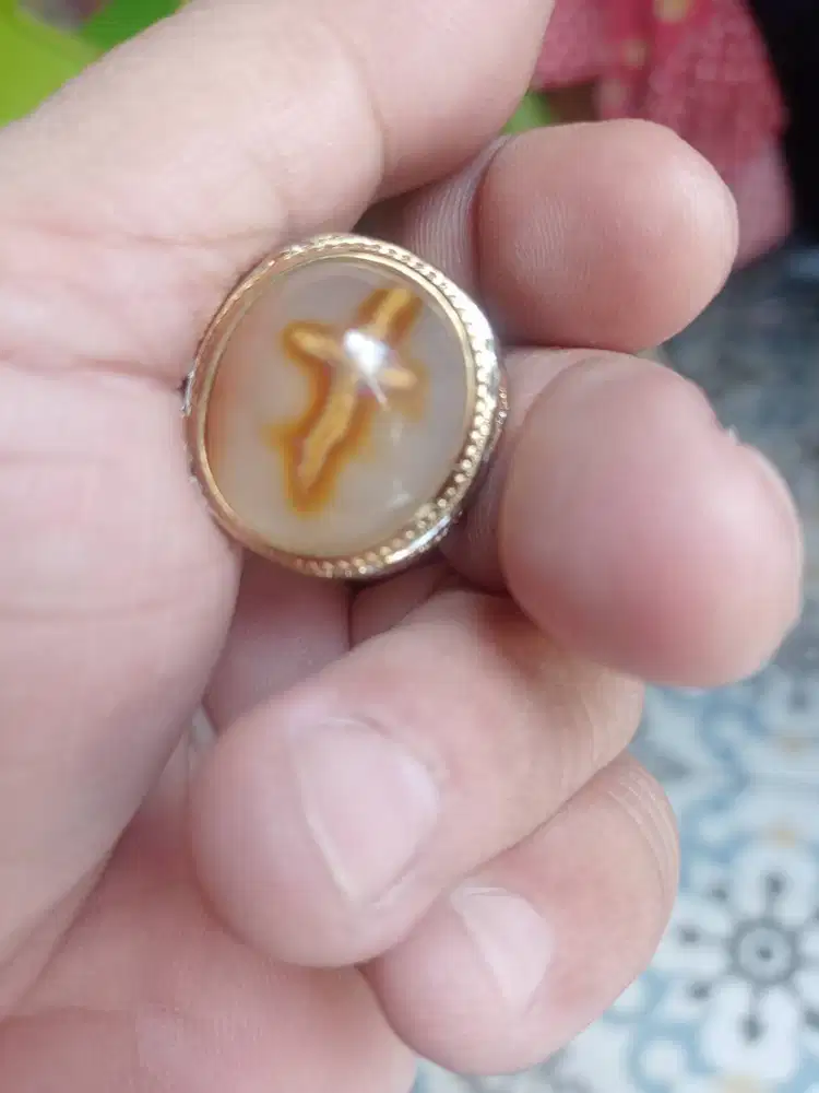 akik tapak jalak ring 8