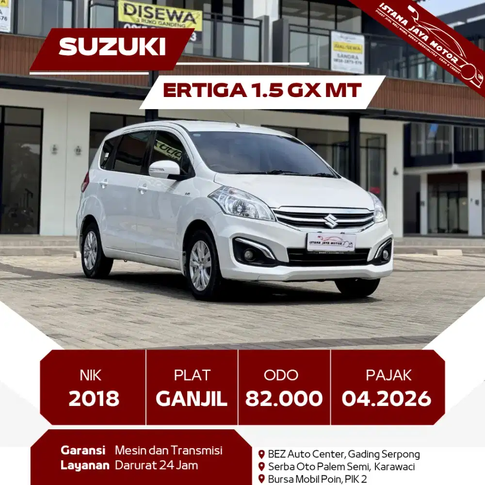 SUZUKI ERTIGA 1.5 GX MT 2018