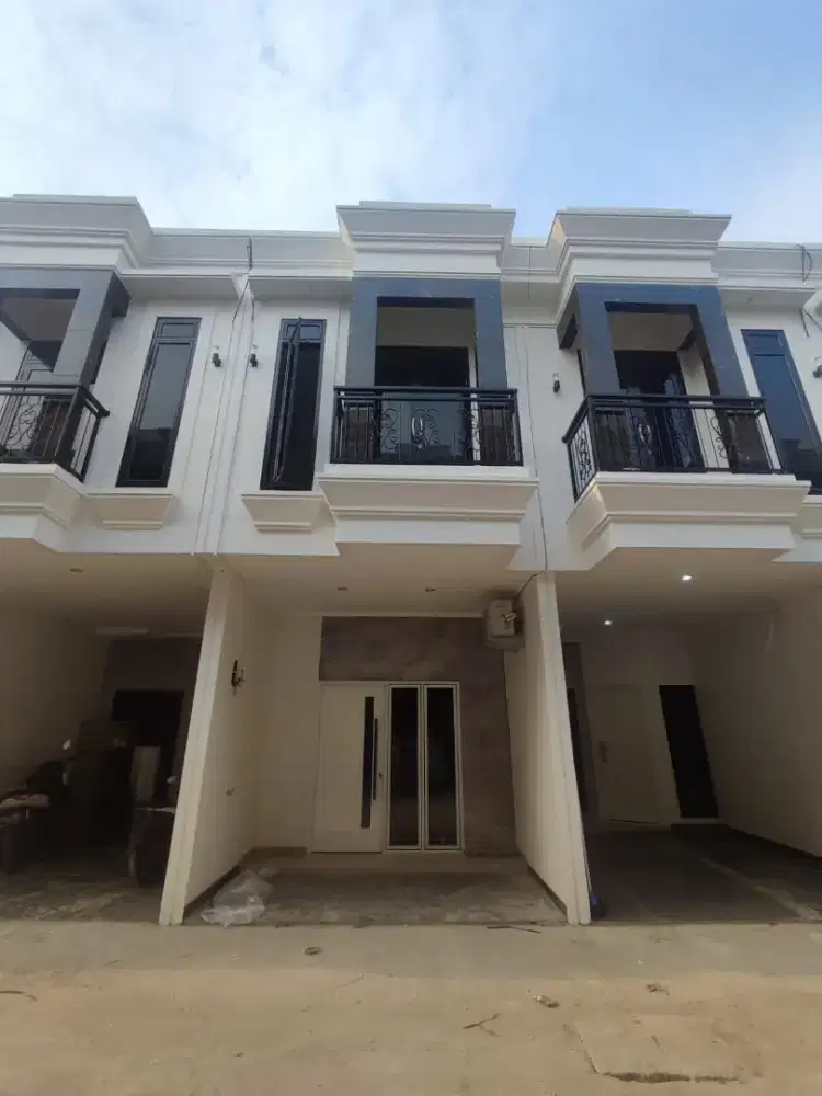 Di jual rumah baru 2- 3 Lantai percetakan  negaraX1  belakang mitra 10