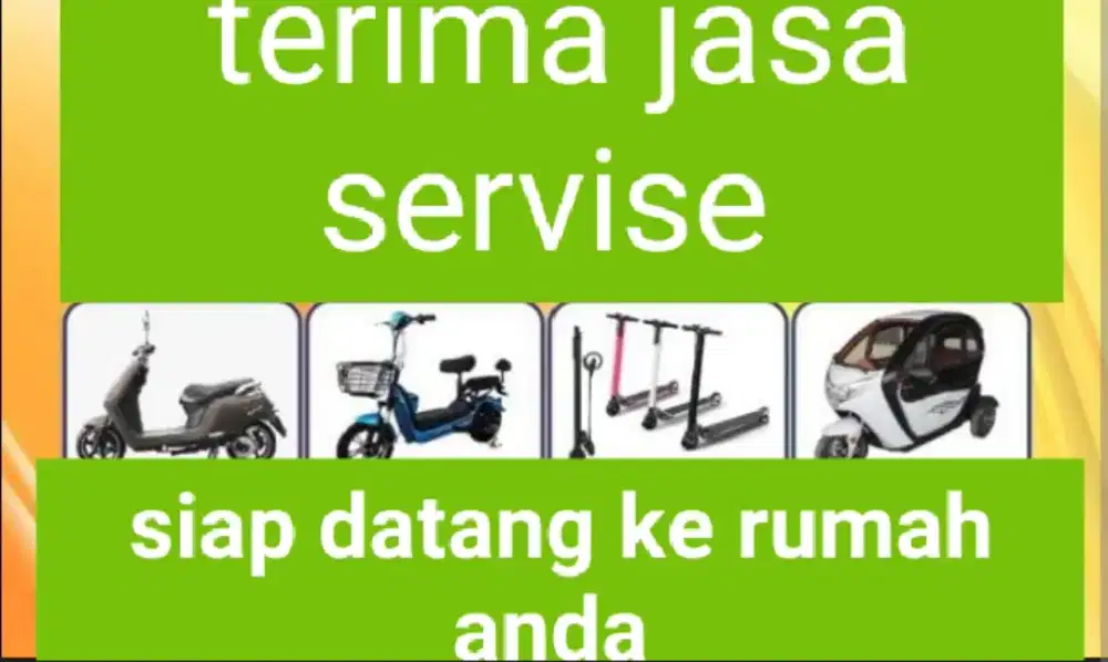 Terima jasa service sepeda listrik