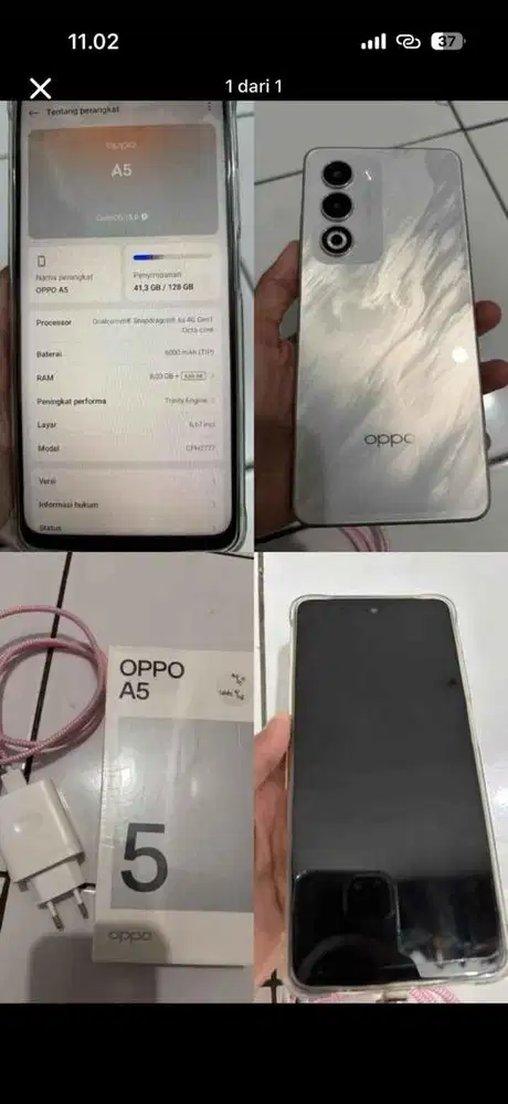 Jual Oppo A5 starlight mulus