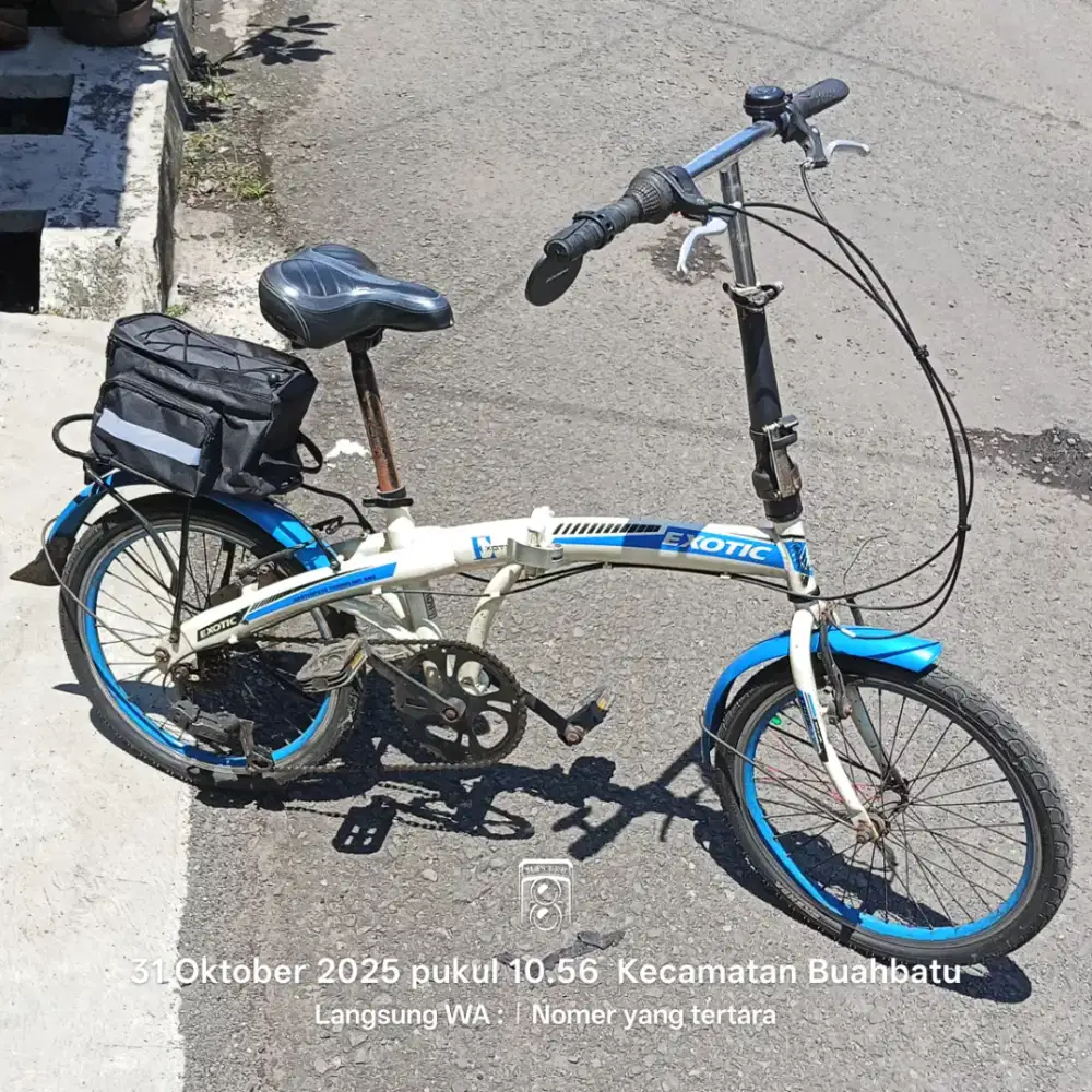 Sepeda Lipat Exotic 20 inch 6 Speed