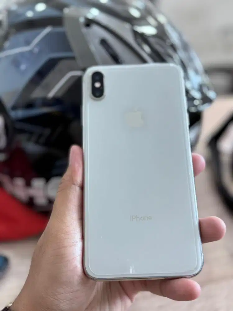 iPhone XS Max 256gb white inter all op. regist 2019. unit saja